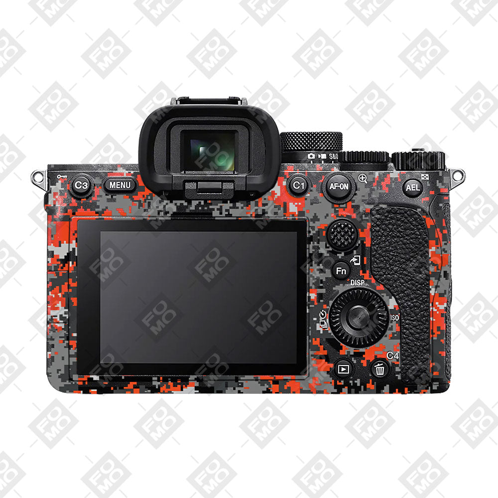 Inferno Pixel Sony A7MIV Camera Skins