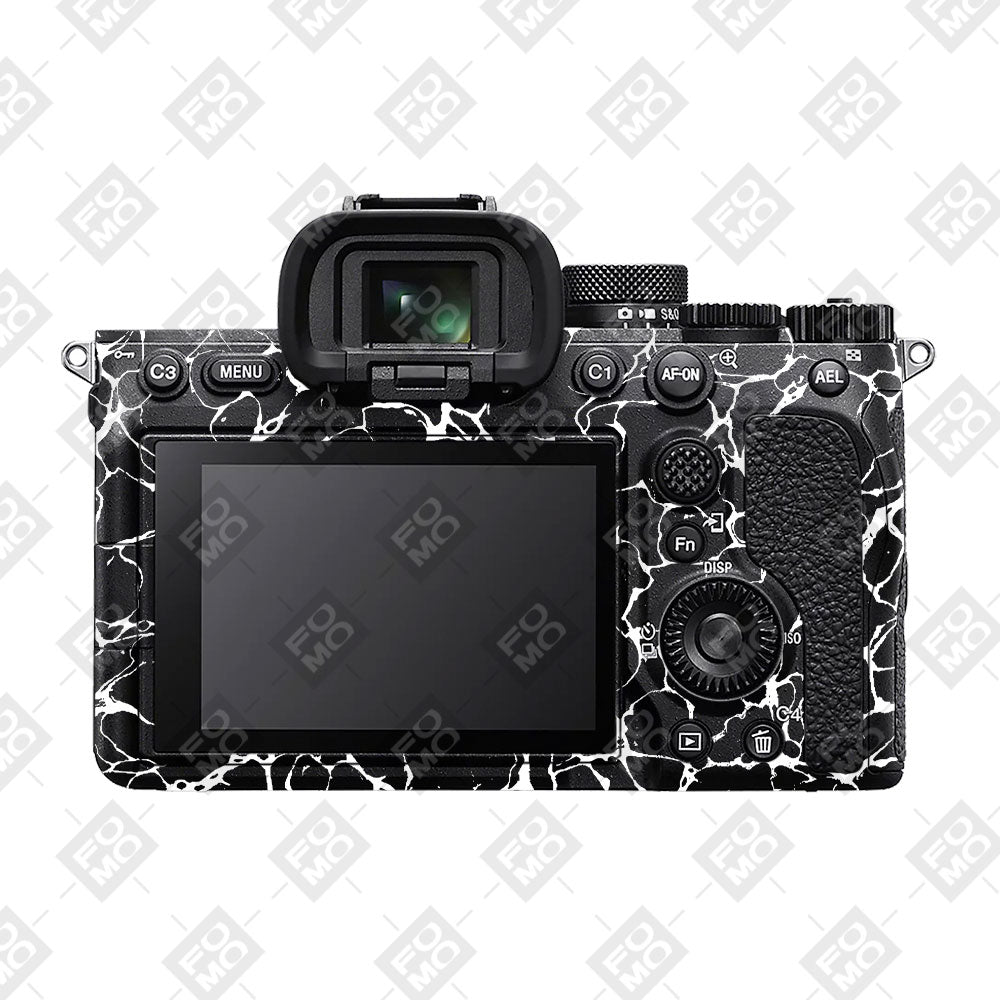 White Web Sony A7MIV Camera Skins