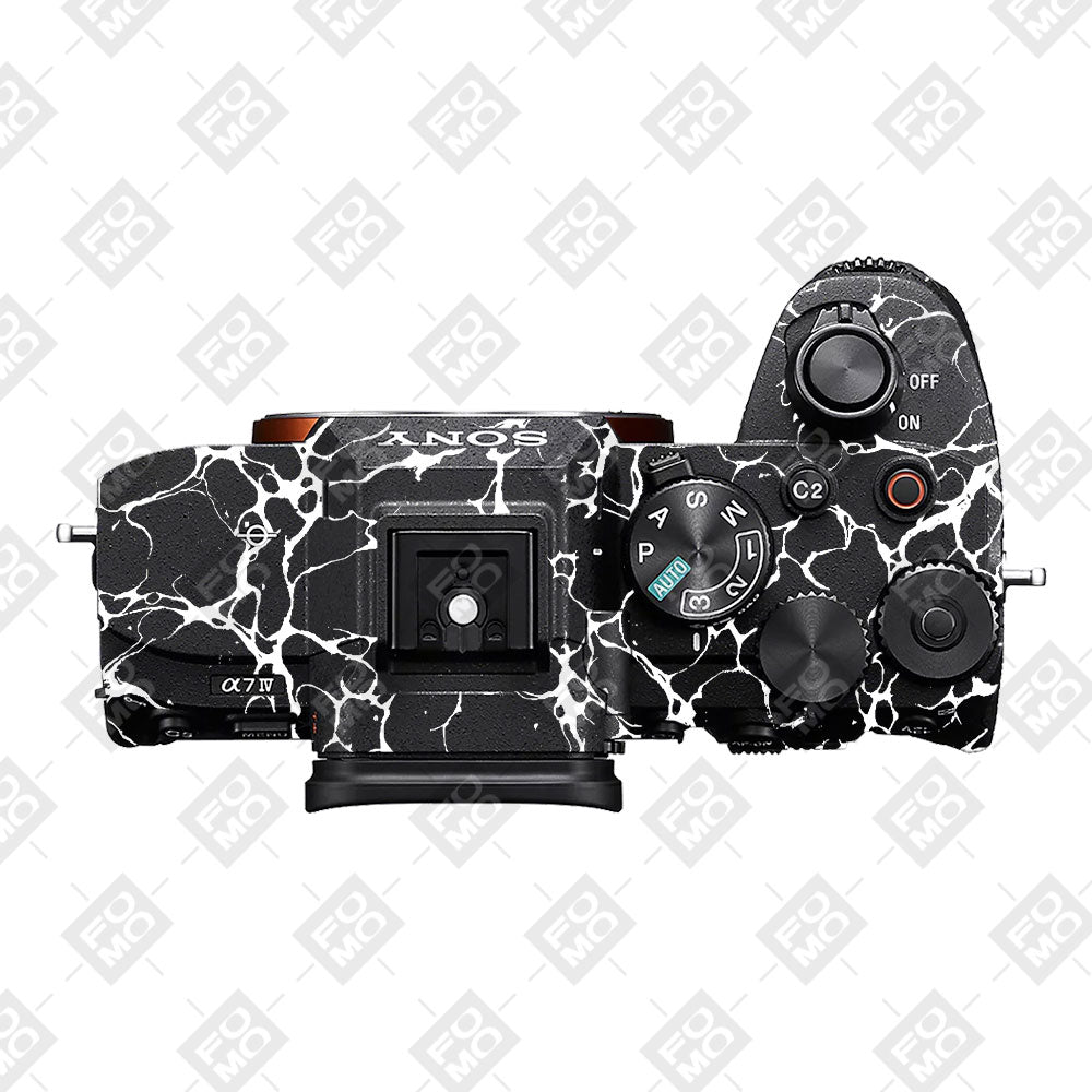 White Web Sony A7MIV Camera Skins