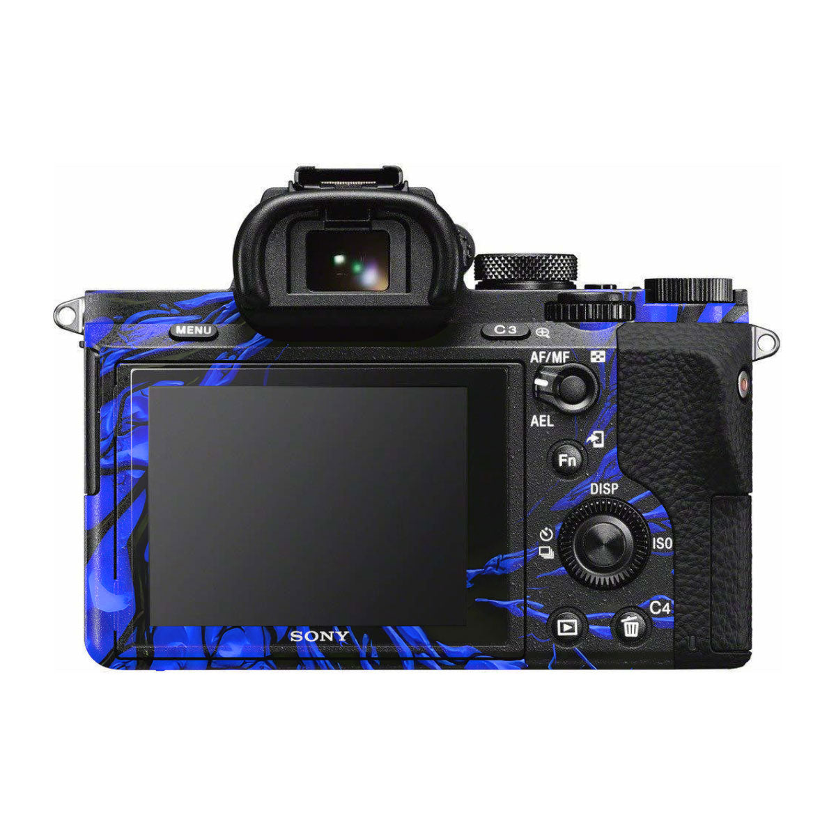 Venom Blue Sony A7R II Camera Skins
