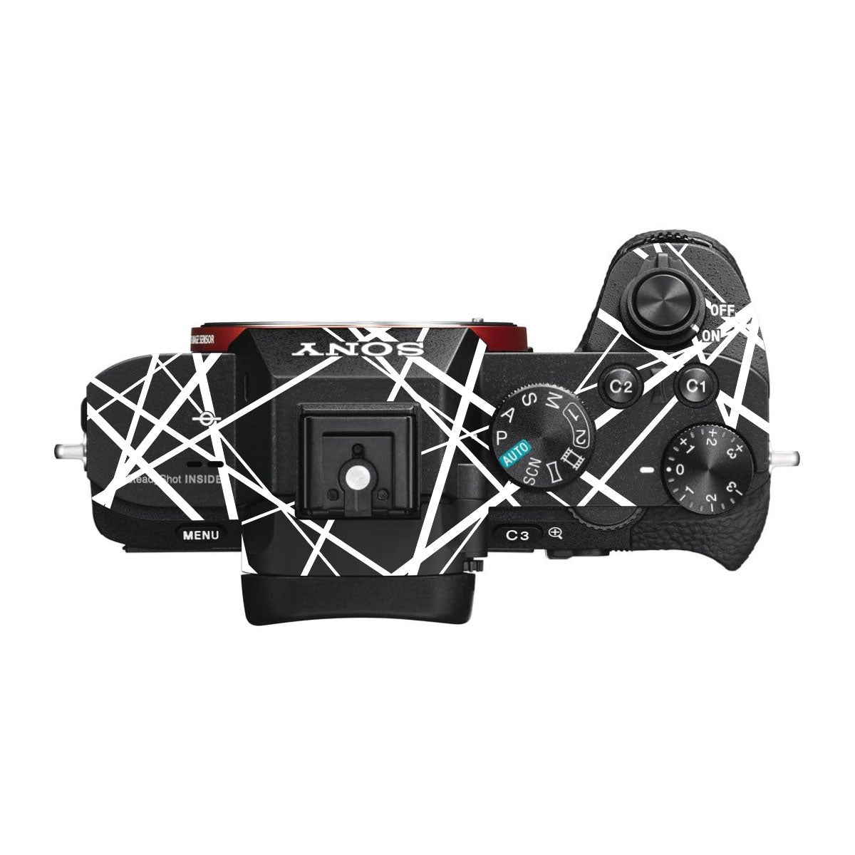 Mono Grid Sony A7R II Camera Skins