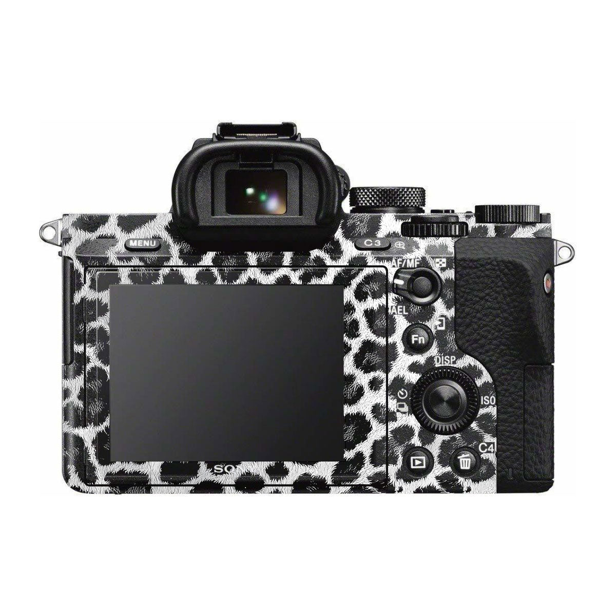 Snow Leopard Spots Sony A7R II Camera Skins