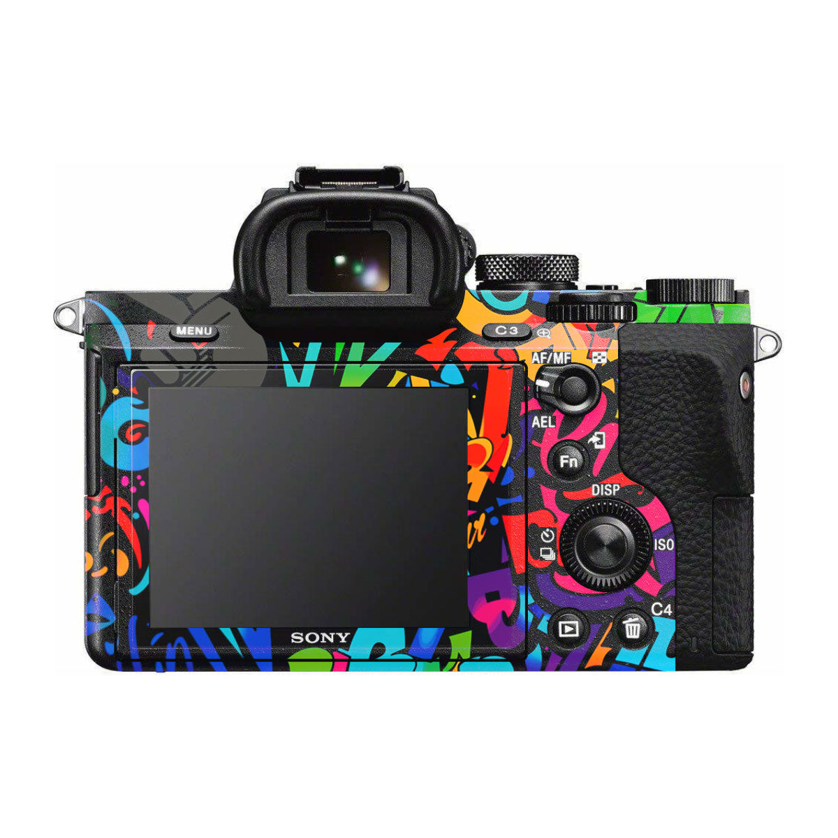 Colorful Urban Street Art Lettering Sony A7R II Camera Skins
