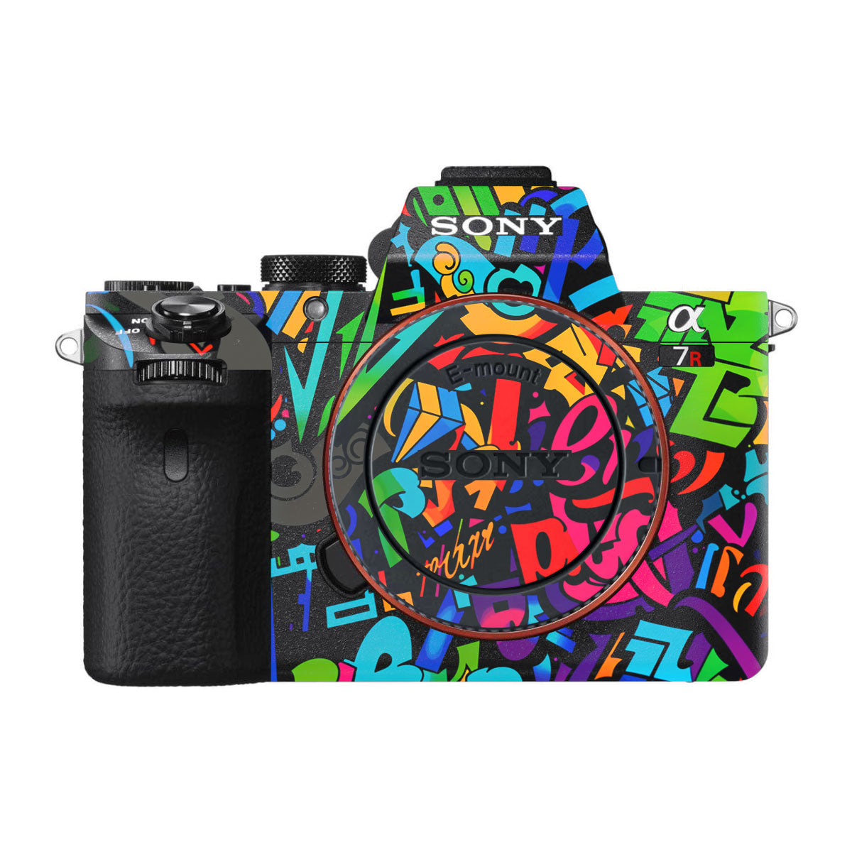 Colorful Urban Street Art Lettering Sony A7R II Camera Skins