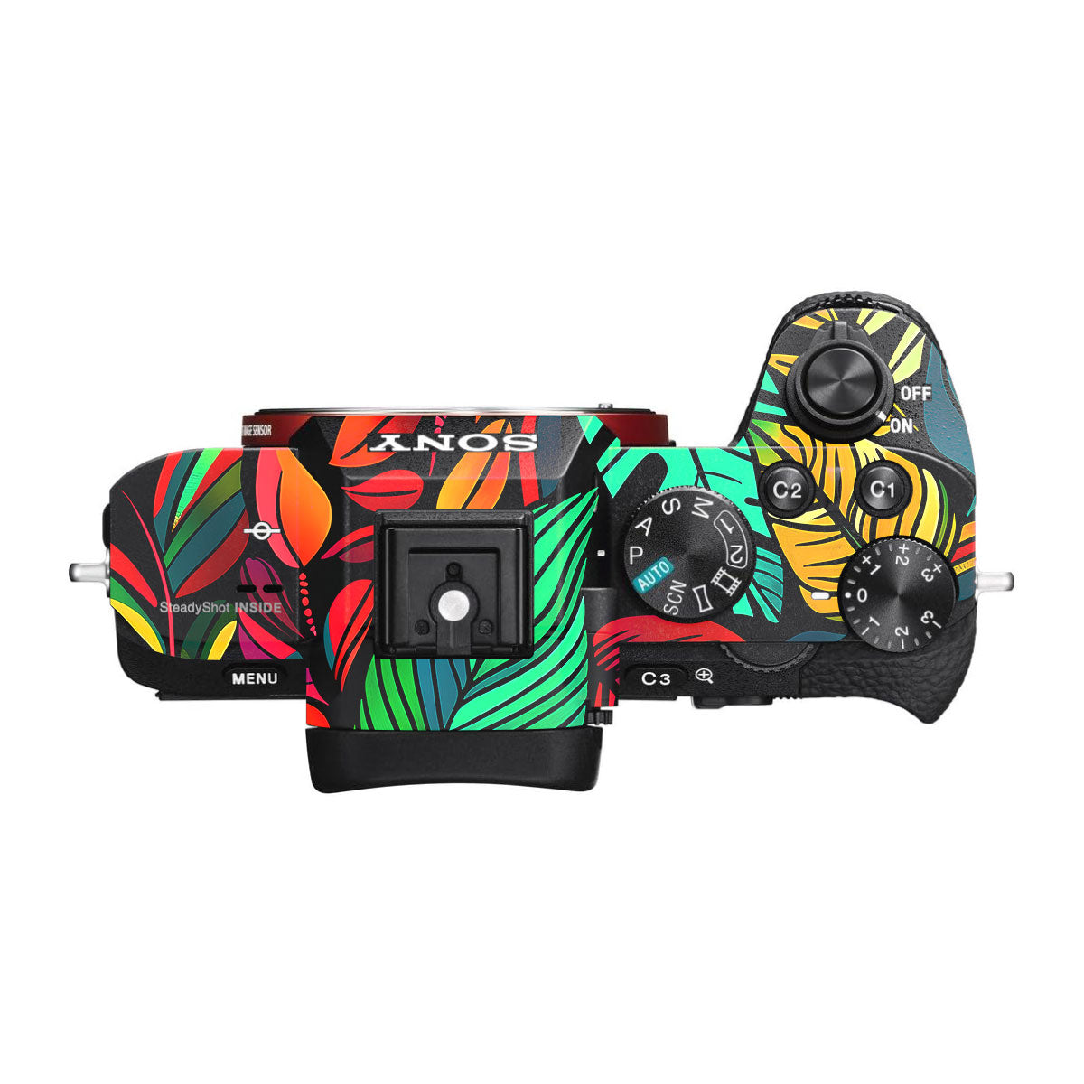 Tropical Jungle Leaves Sony A7R II Camera Skins