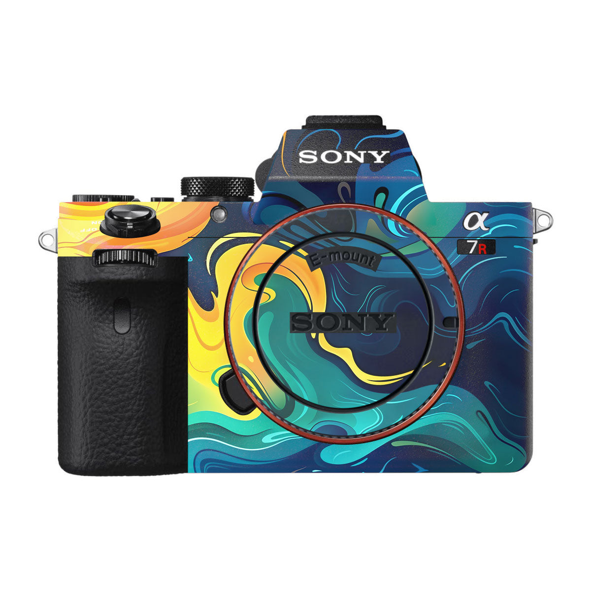 Rainbow Liquid Fusion Sony A7R II Camera Skins