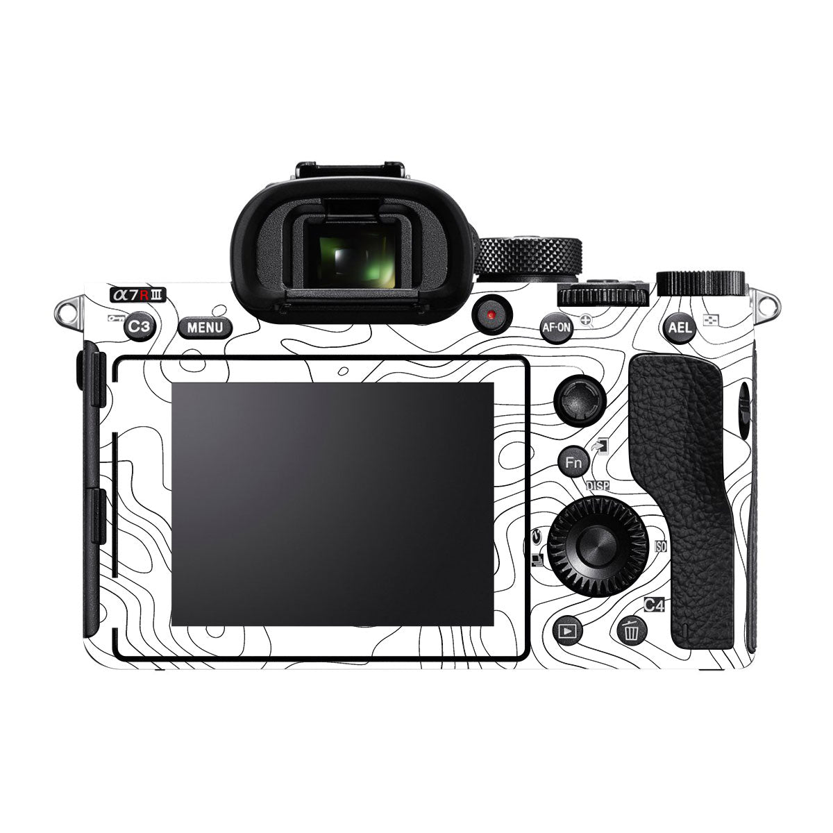 White Contour Design Sony A7R III Camera Skins
