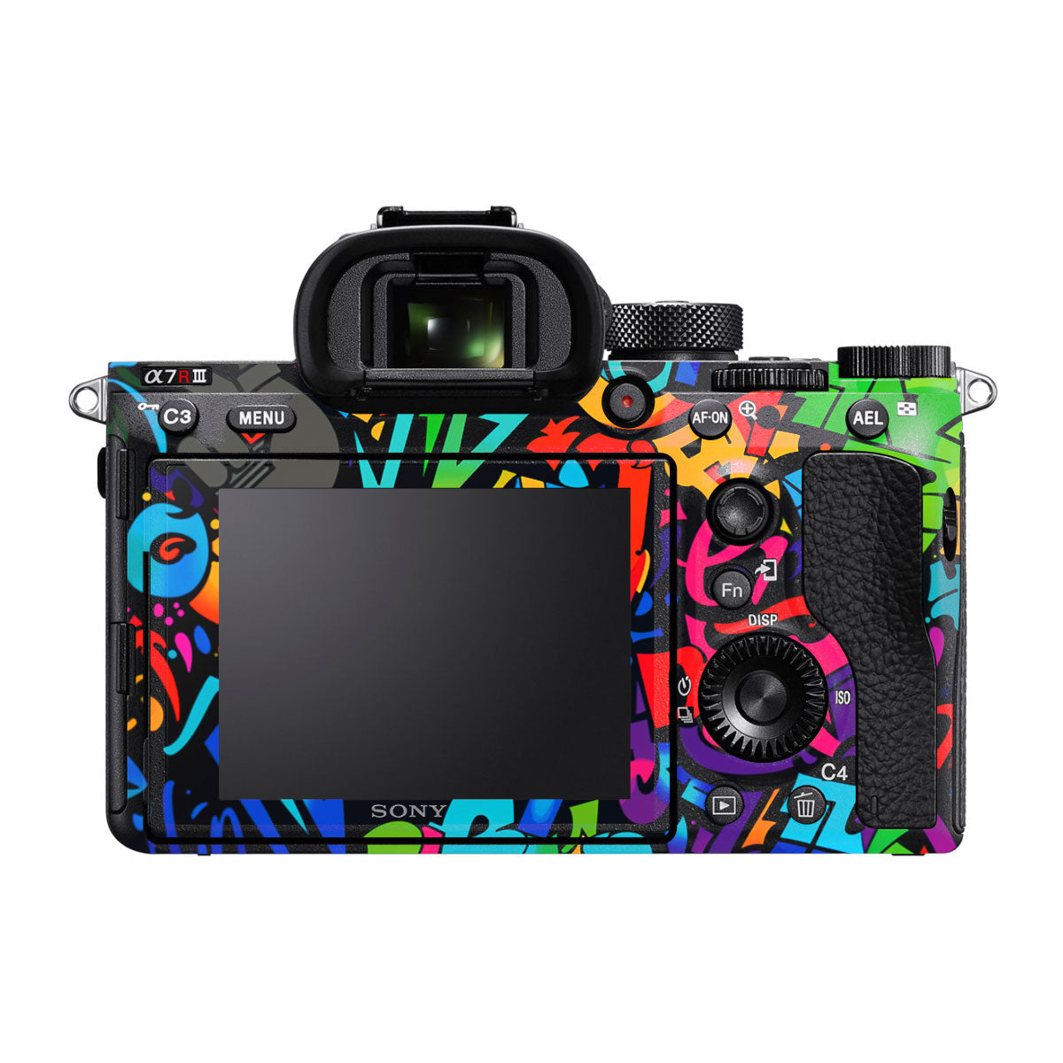 Colorful Urban Street Art Lettering Sony A7R III Camera Skins