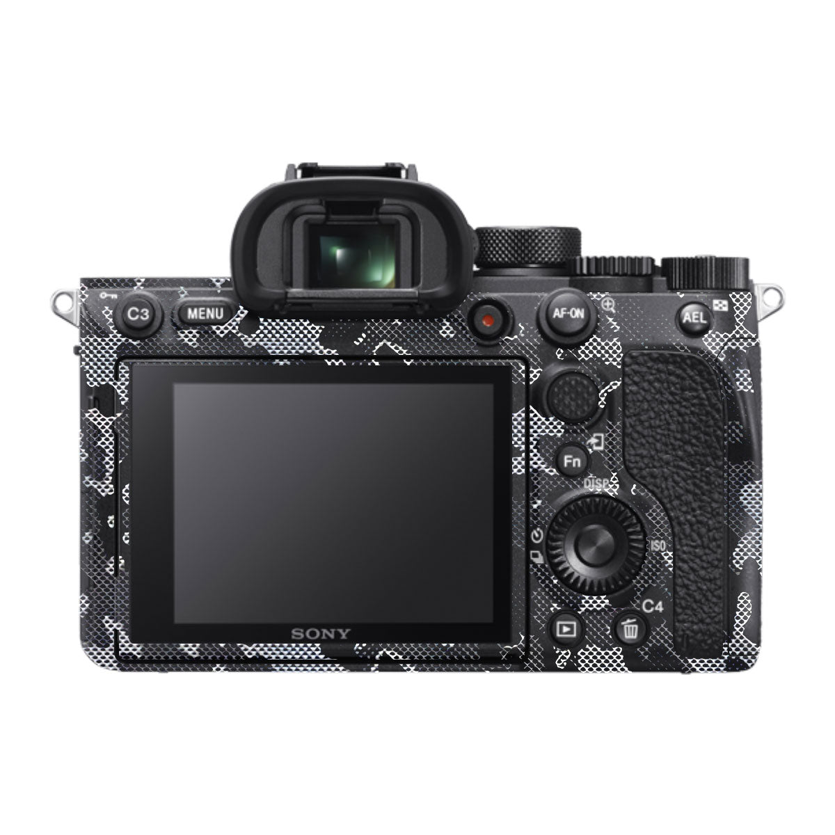 Stealth Grey Camo Sony A7R IV Camera Skin