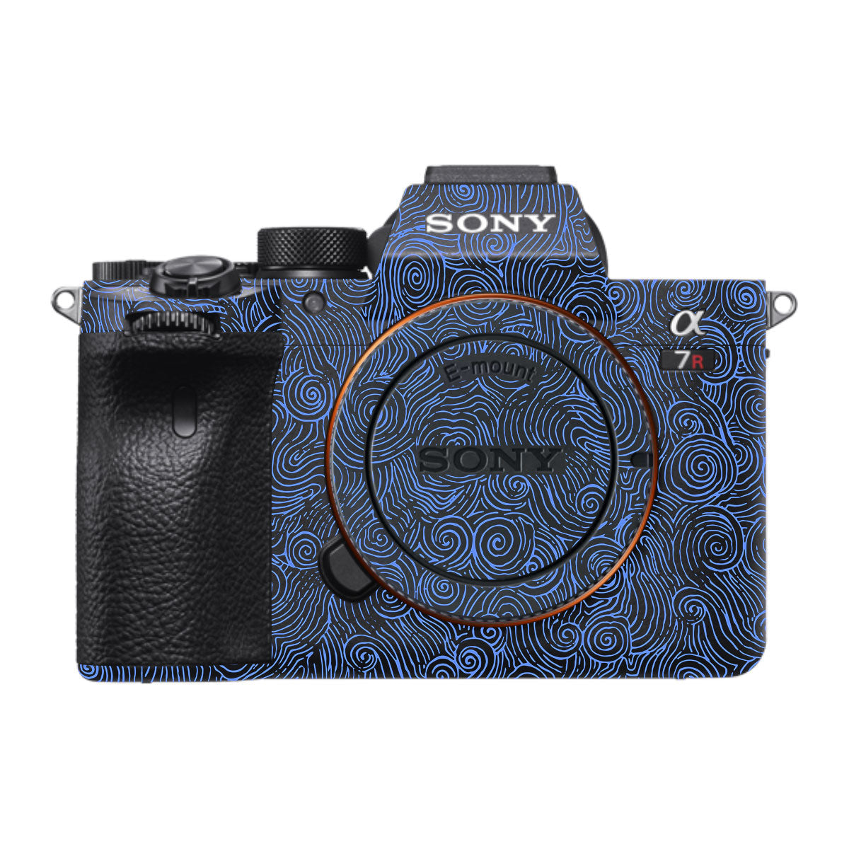 Blue Spirals Sony A7R IV Camera Skin