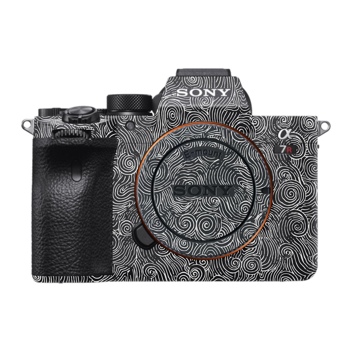 White Spirals Sony A7R IV Camera Skin