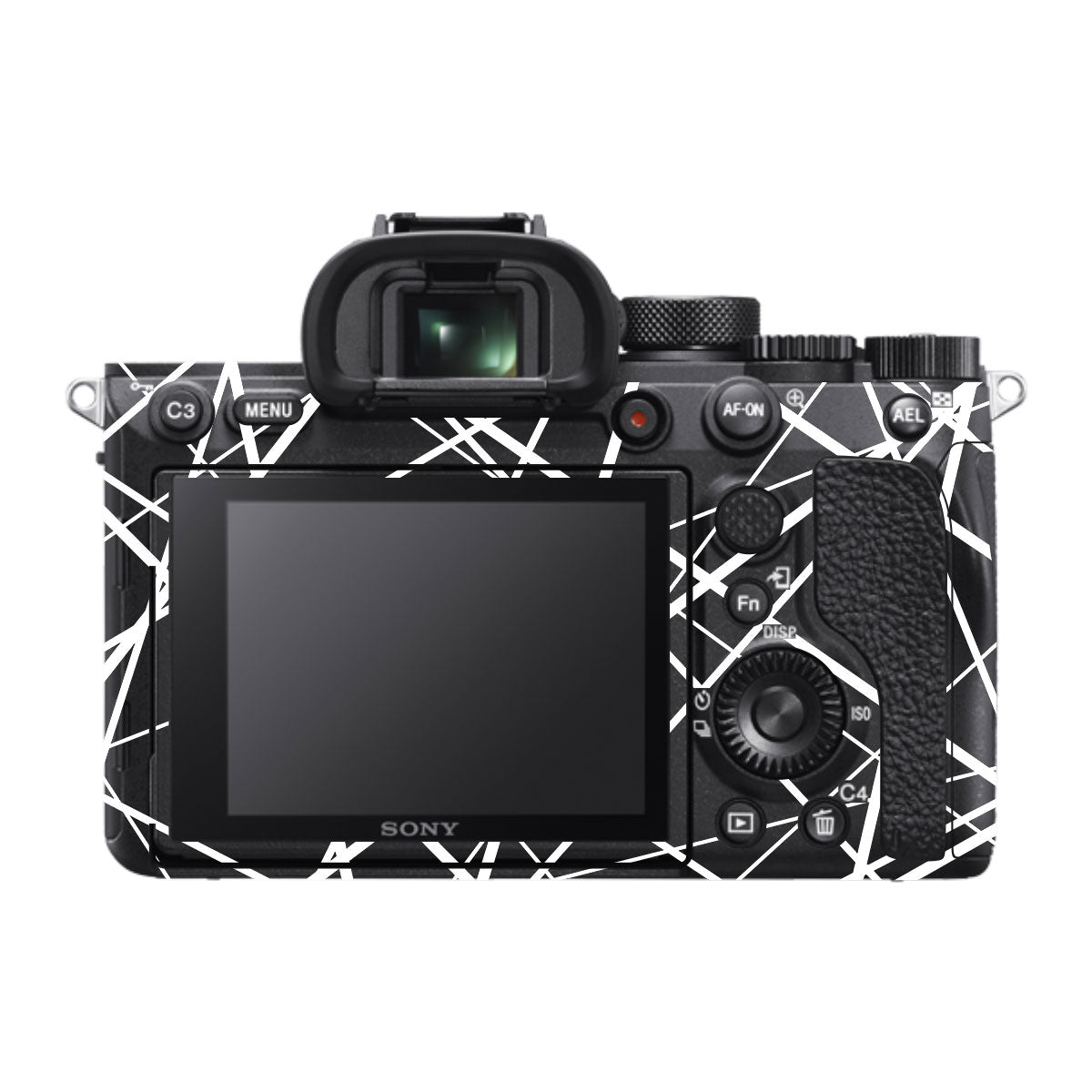 Mono Grid Sony A7R IV Camera Skin