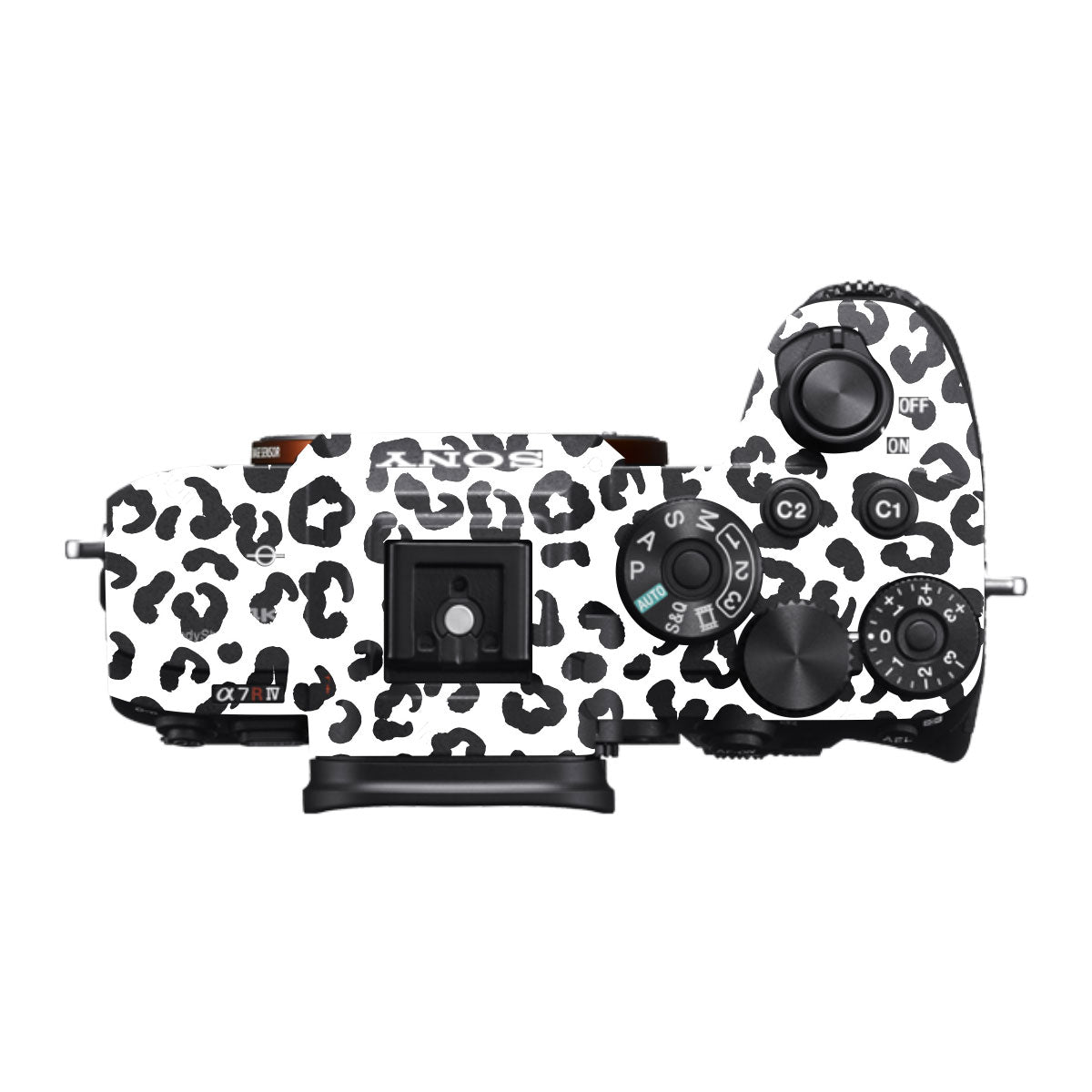 White Leopard Sony A7R IV Camera Skin