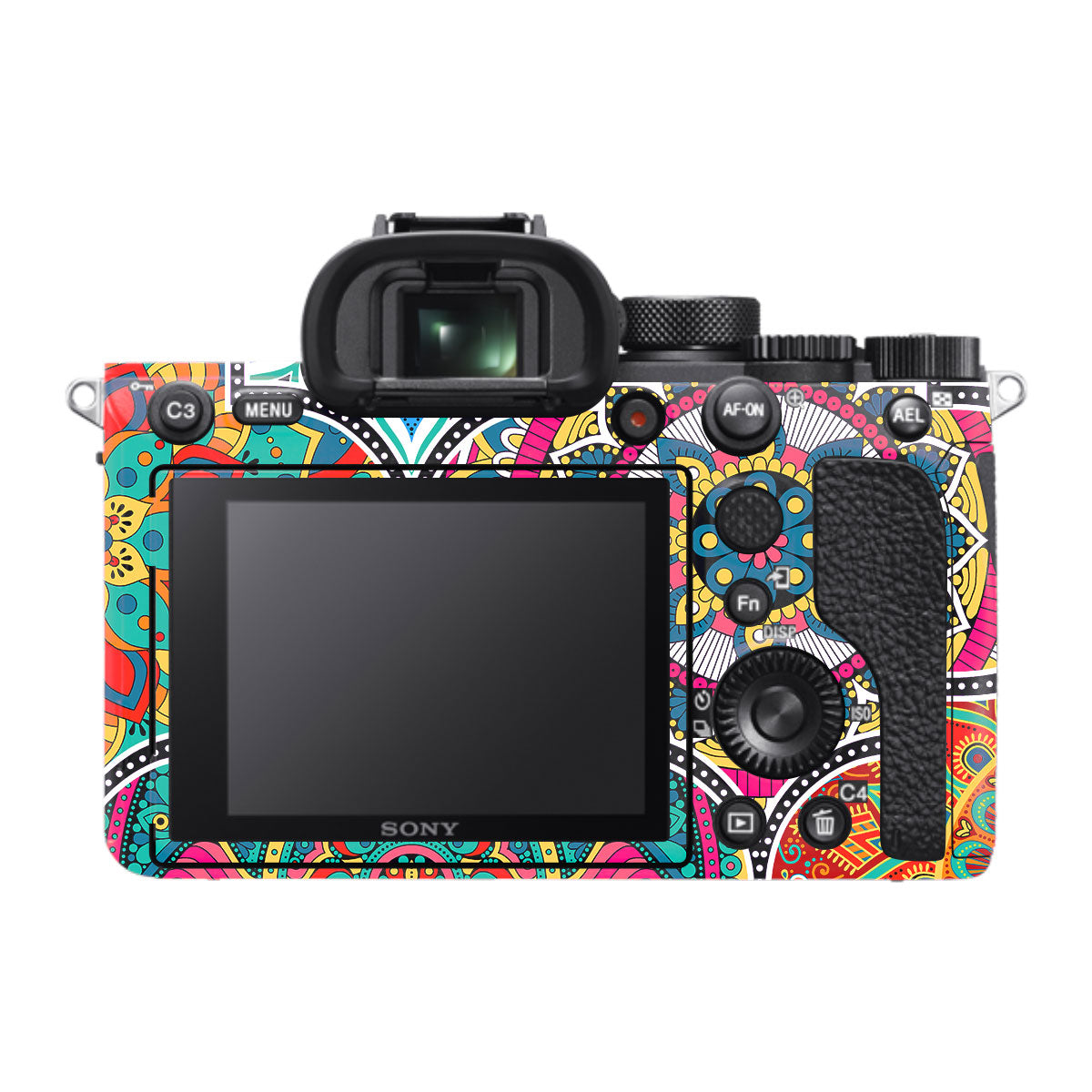 Boho Mandala Tile Pattern Sony A7R IV Camera Skin