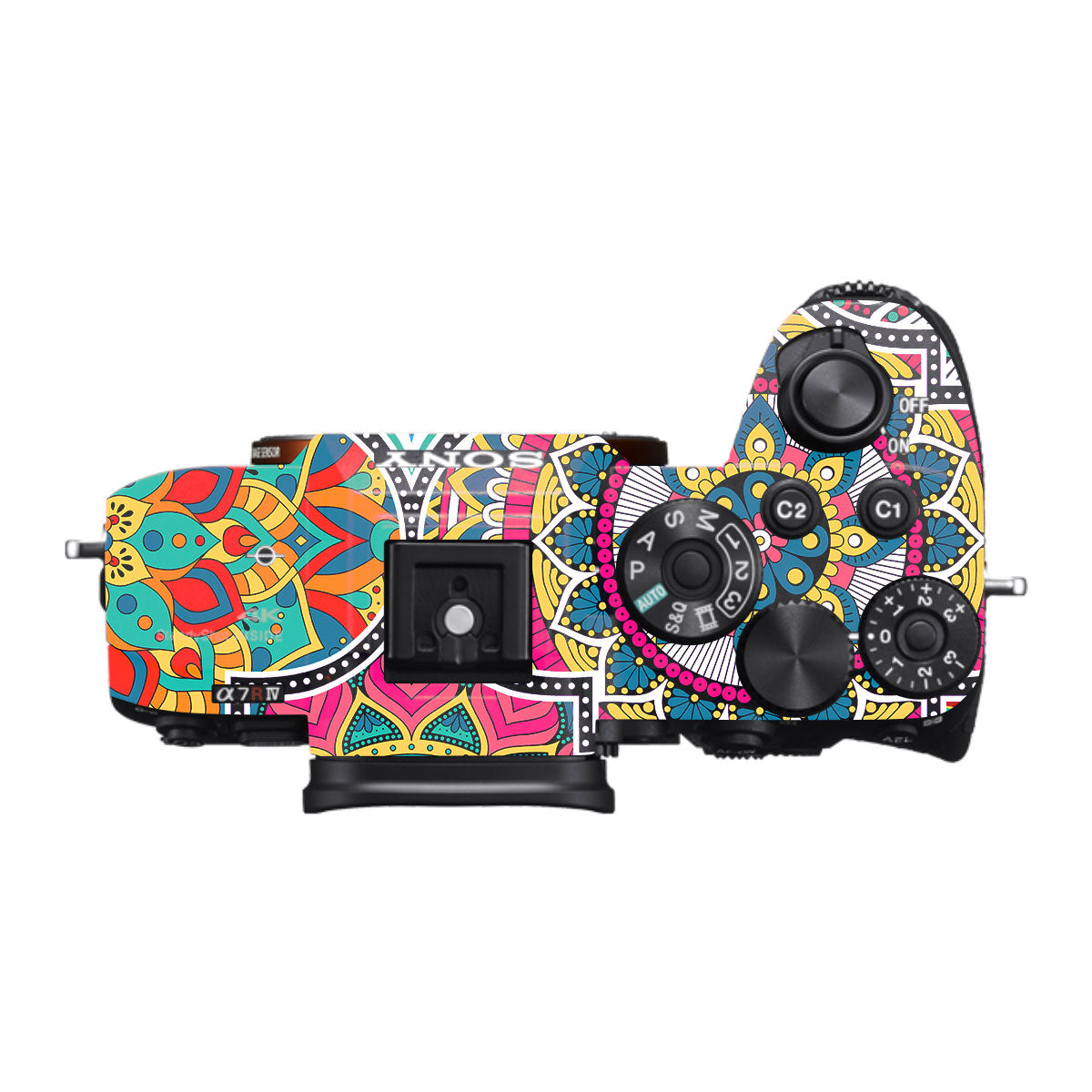 Boho Mandala Tile Pattern Sony A7R IV Camera Skin