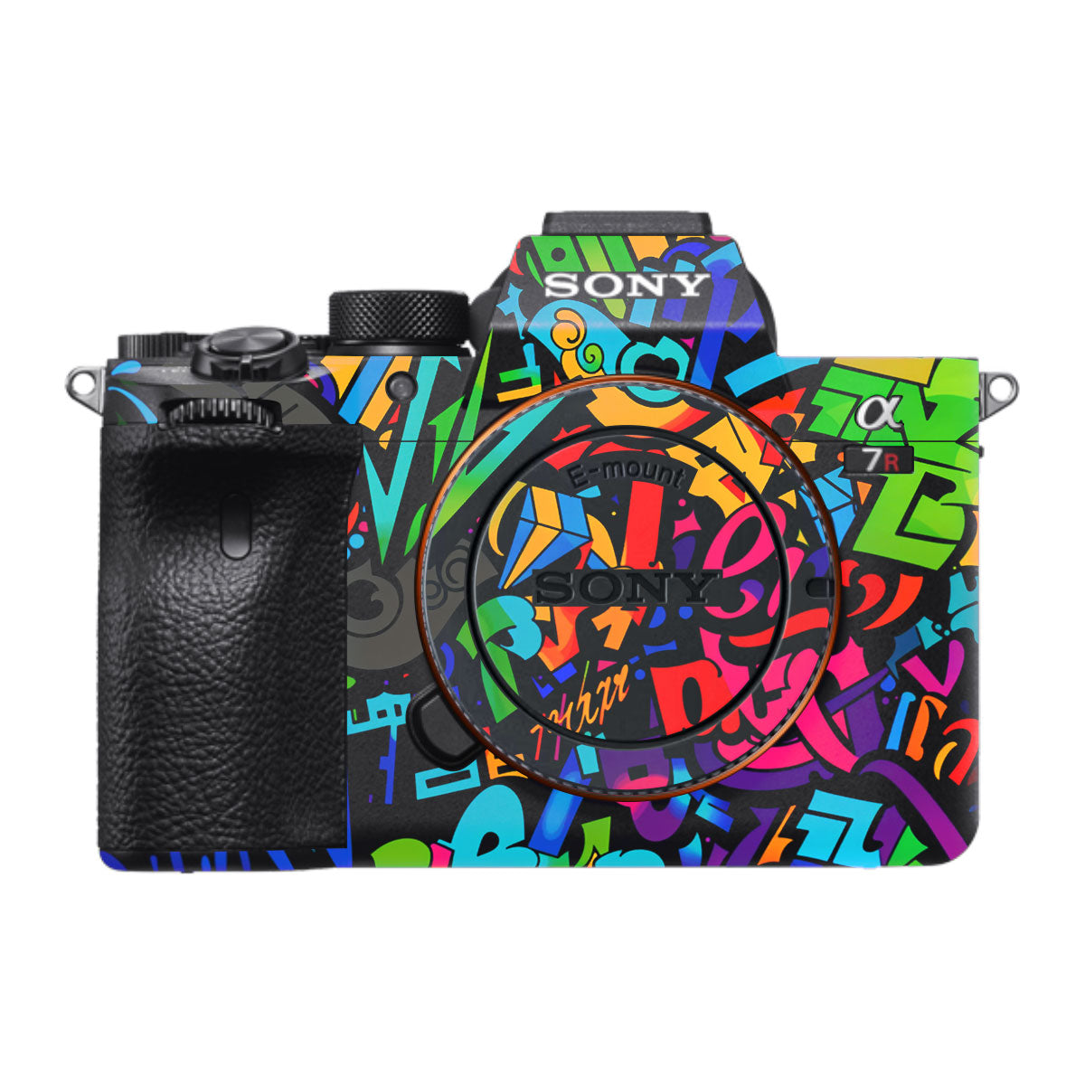 Colorful Urban Street Art Lettering Sony A7R IV Camera Skin