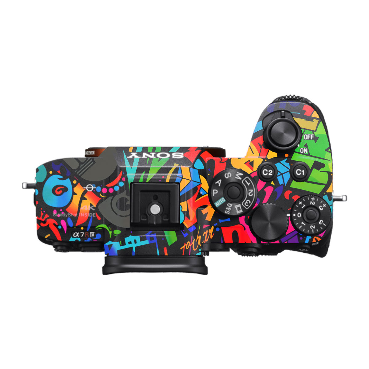 Colorful Urban Street Art Lettering Sony A7R IV Camera Skin