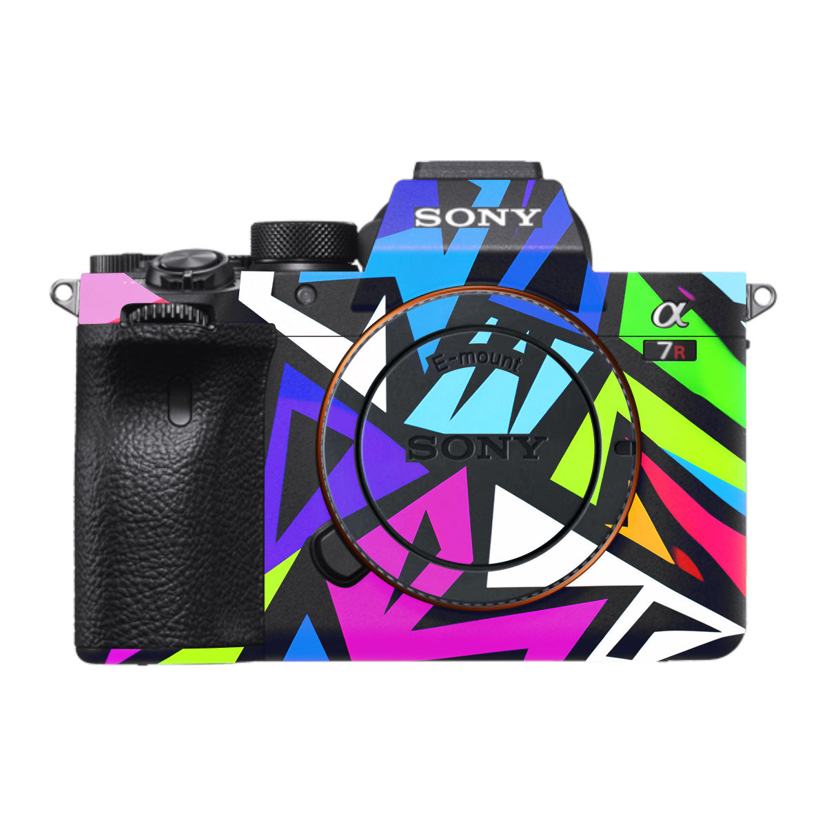 Bold Geometric Pop Sony A7R IV Camera Skin