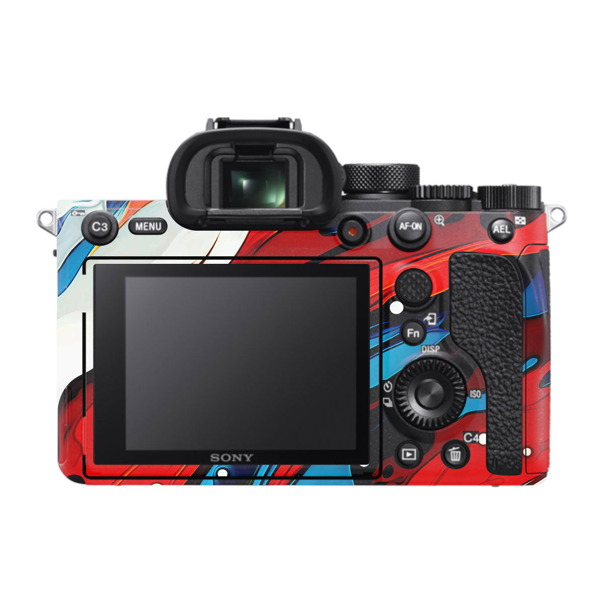 Fire & Ice Flow Sony A7R IV Camera Skin