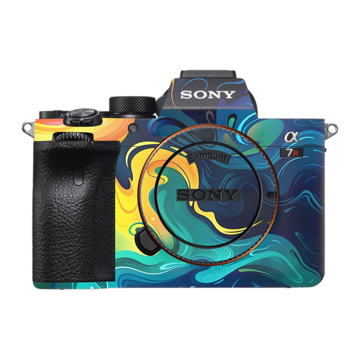 Rainbow Liquid Fusion Sony A7R IV Camera Skin