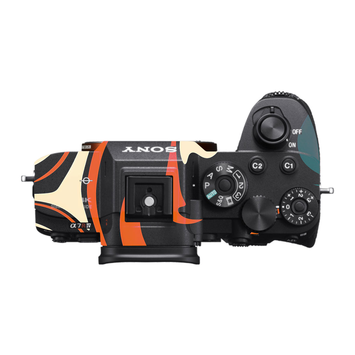 Mid-Century Abstract Swirl Sony A7R IV Camera Skin