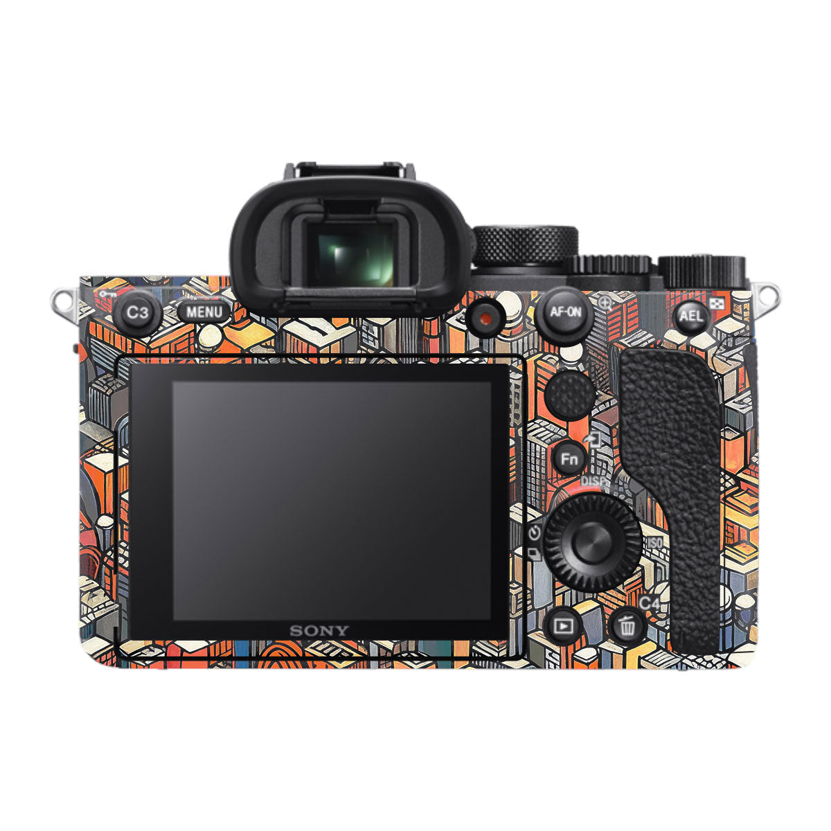Isometric Cityscape Sony A7R IV Camera Skin