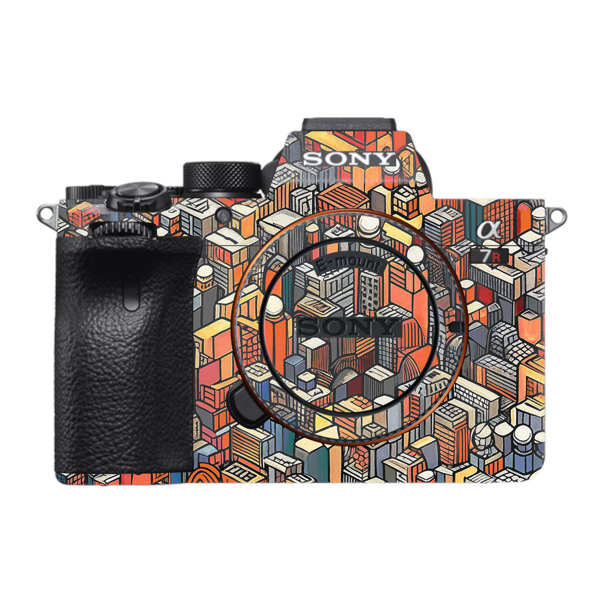Isometric Cityscape Sony A7R IV Camera Skin