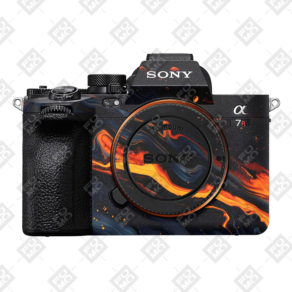 Lava Marble Sony A7RV Camera Skins