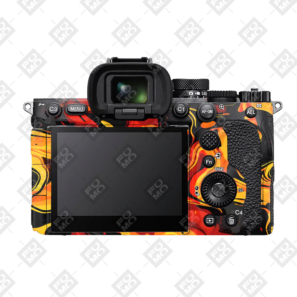 Lava Burst Sony A7RV Camera Skins
