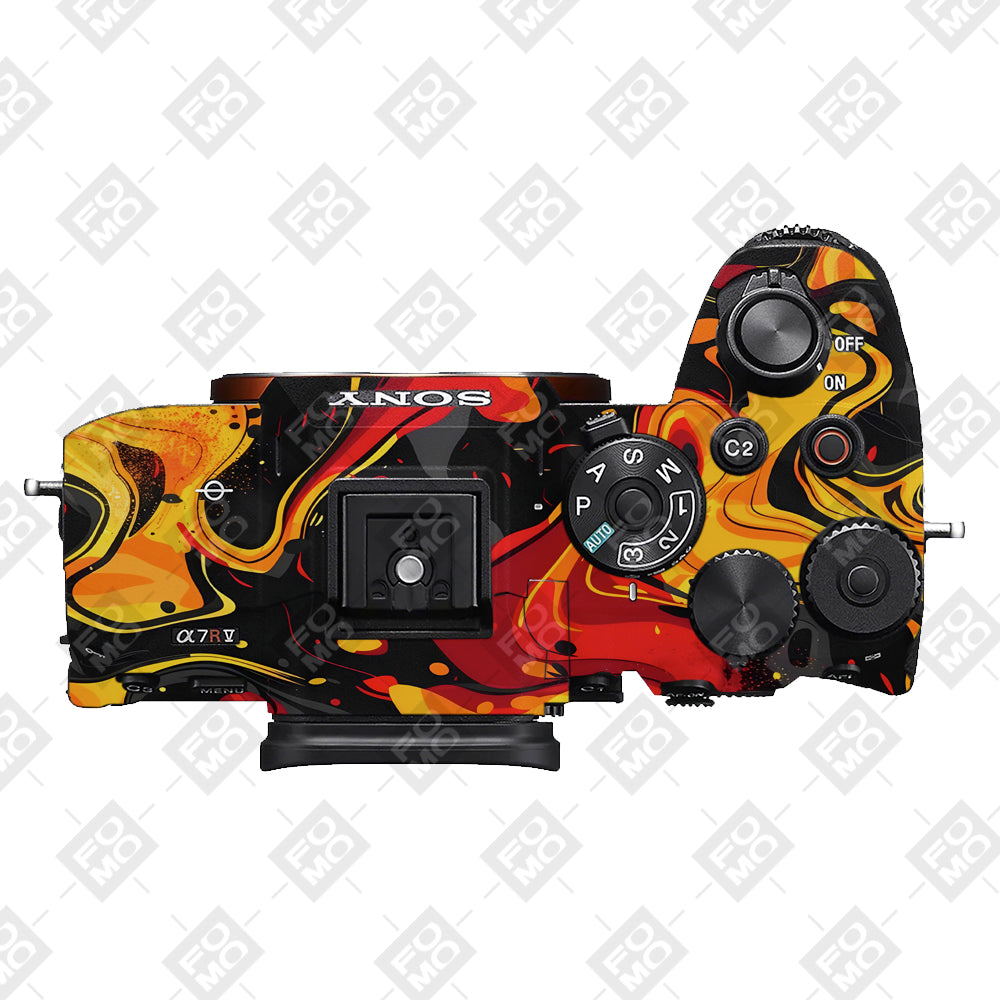 Lava Burst Sony A7RV Camera Skins