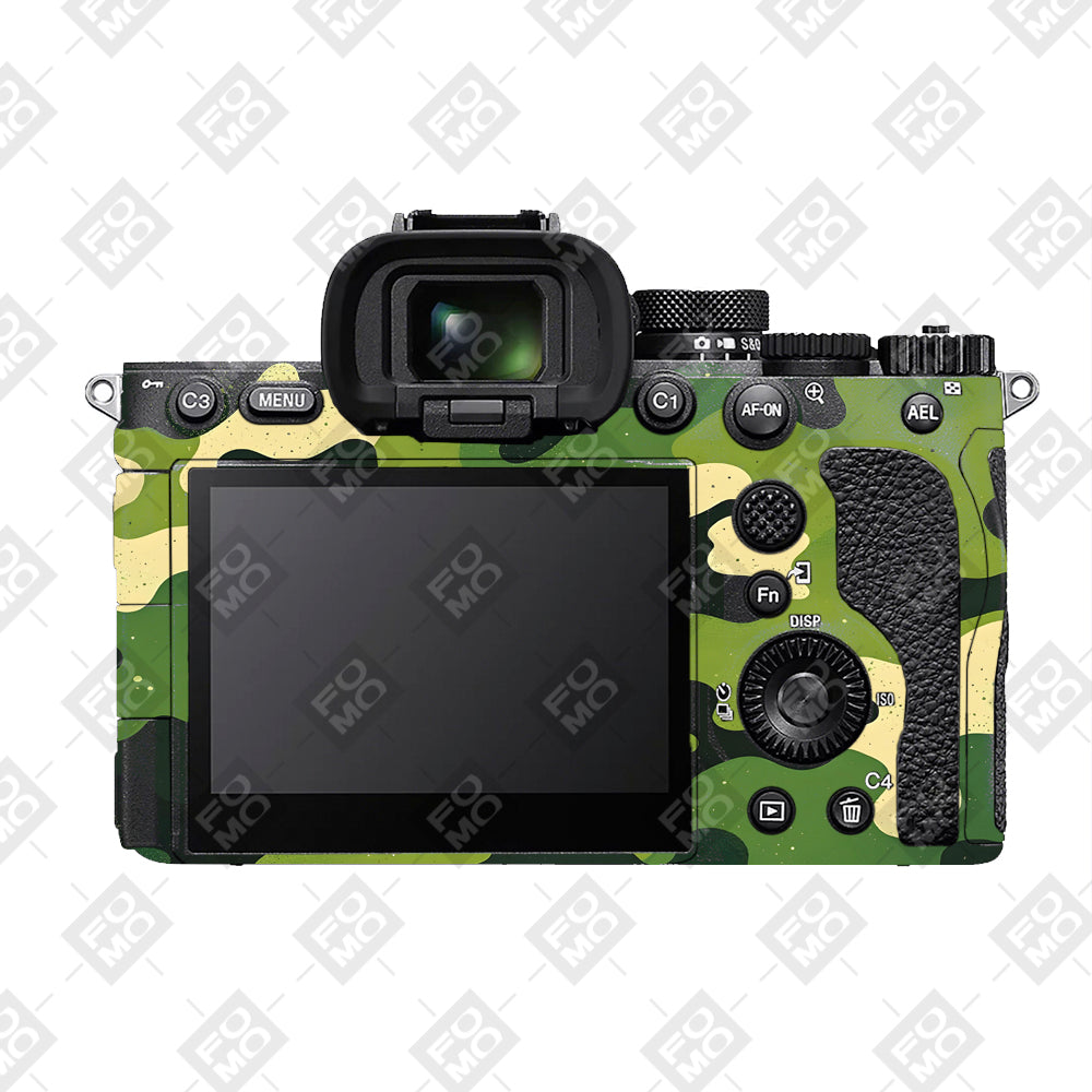 Camouflage Pattern Sony A7RV Camera Skins