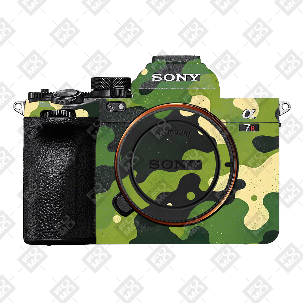 Camouflage Pattern Sony A7RV Camera Skins