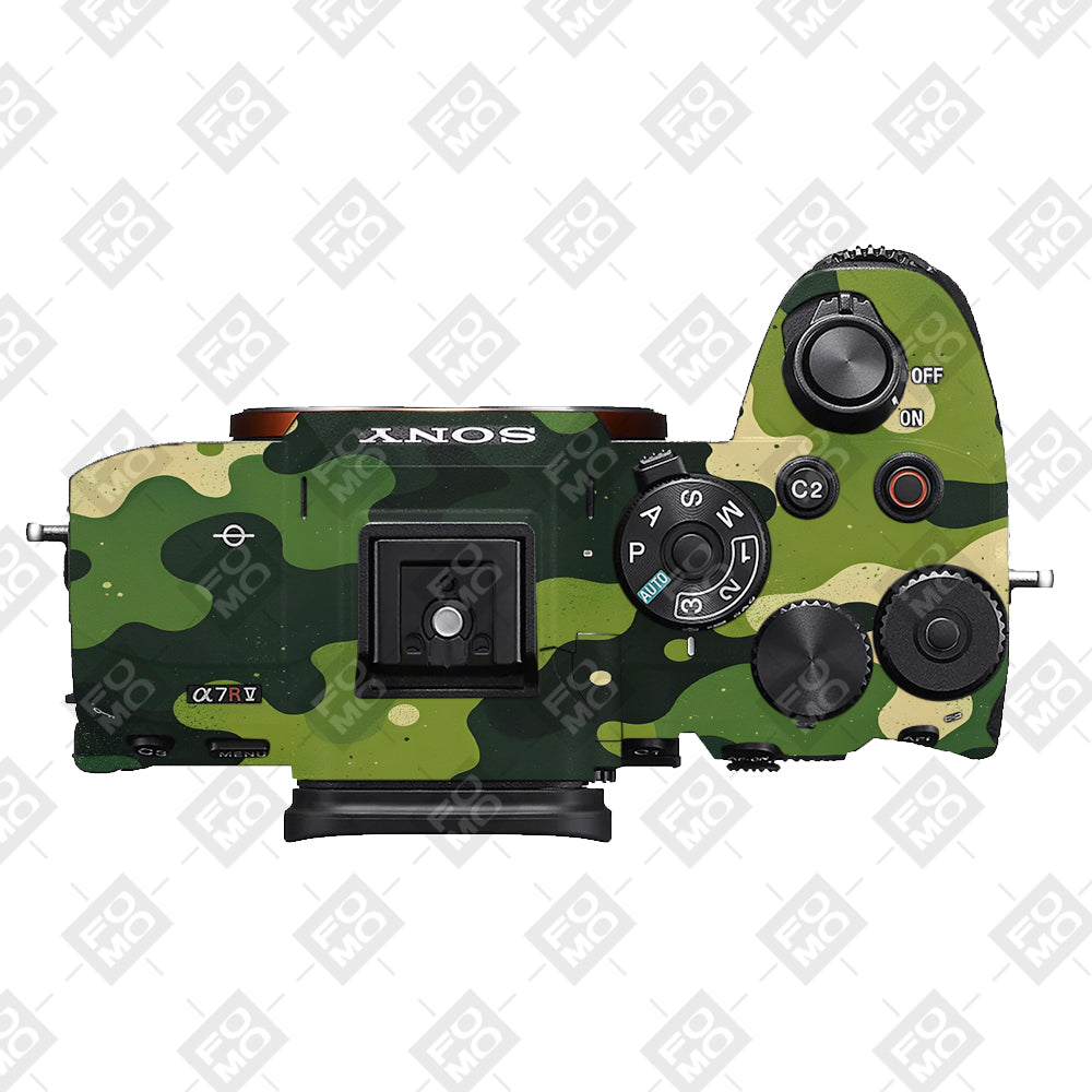 Camouflage Pattern Sony A7RV Camera Skins