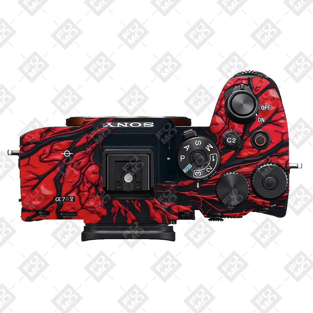 Venom Red Sony A7RV Camera Skins