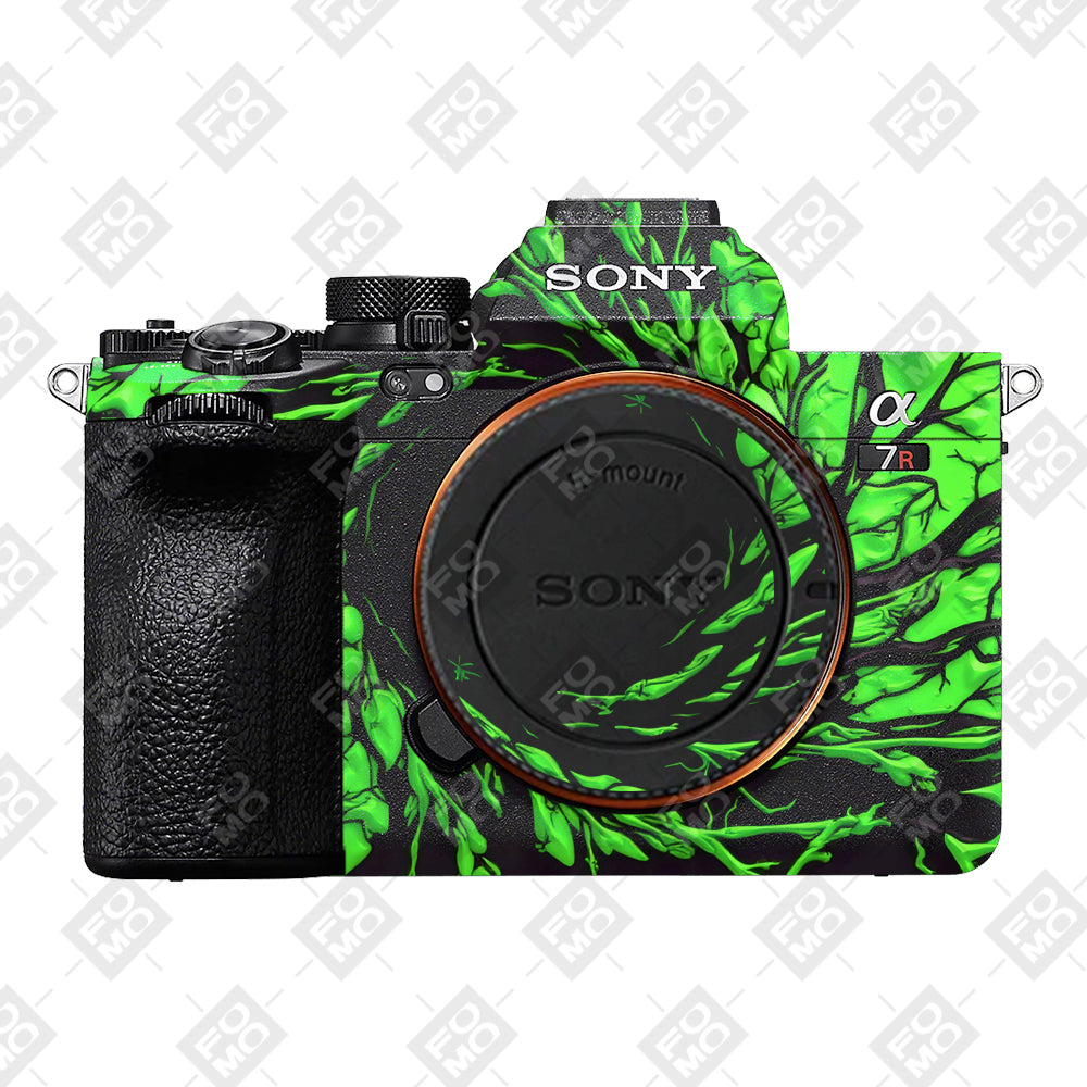 Venom Green Sony A7RV Camera Skins