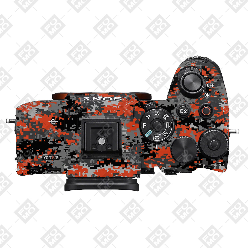 Inferno Pixel Sony A7RV Camera Skins