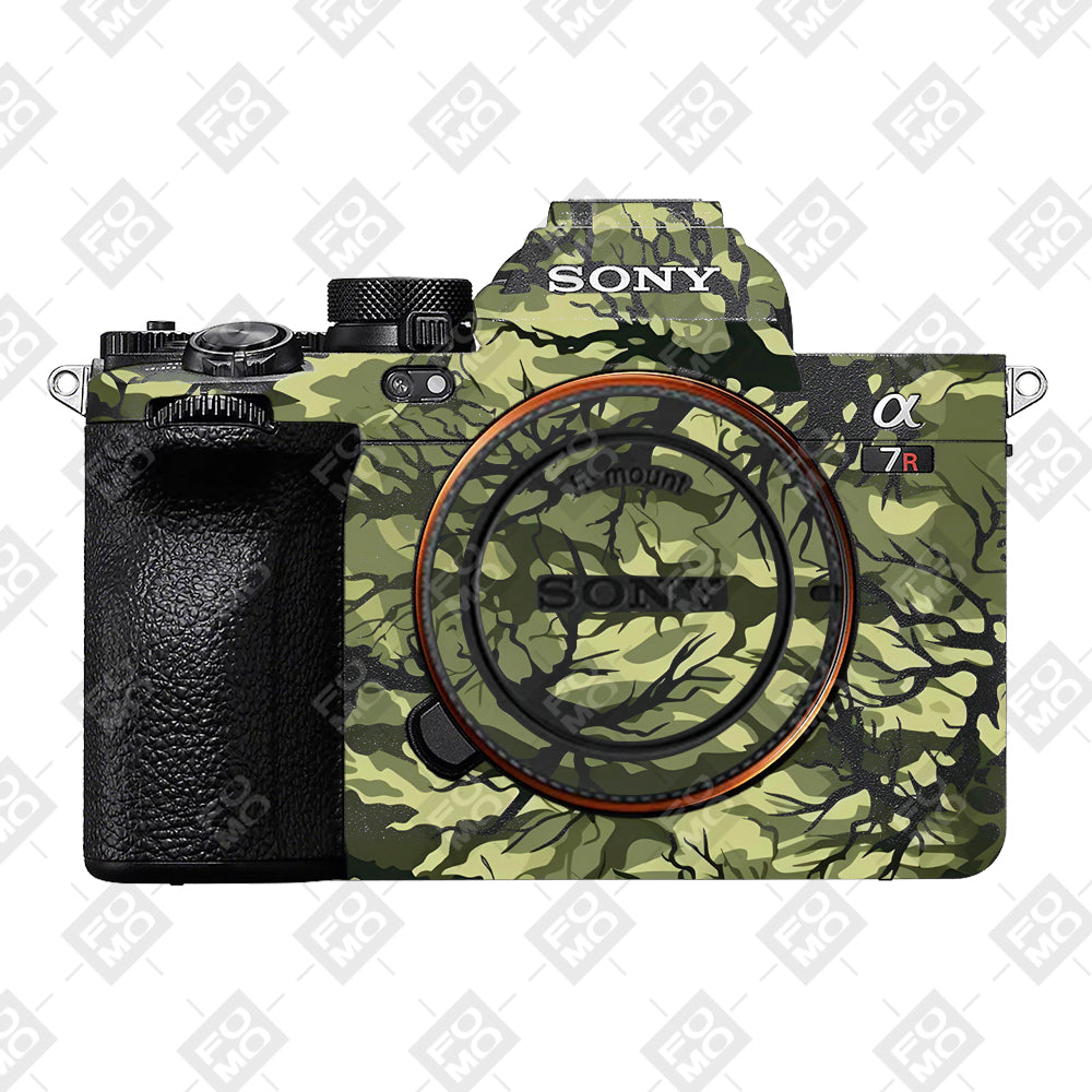 Green Tangled Vines Sony A7RV Camera Skins