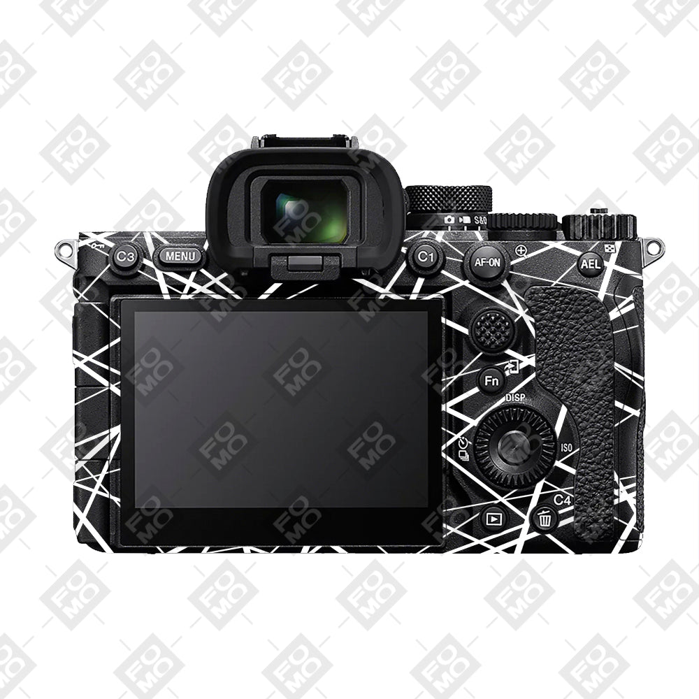 Mono Grid Sony A7RV Camera Skins