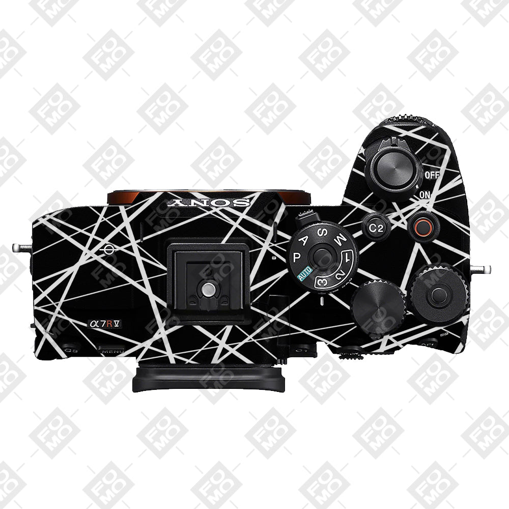 Mono Grid Sony A7RV Camera Skins