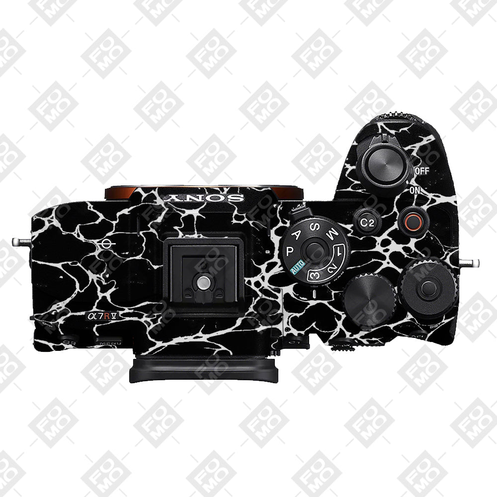 White Web Sony A7RV Camera Skins