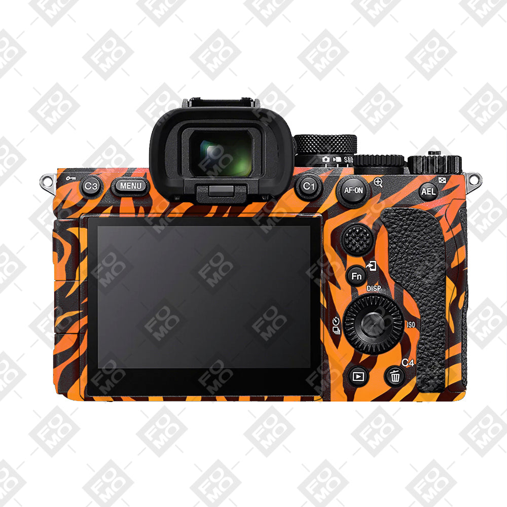 Wild Tiger Stripes Sony A7RV Camera Skins