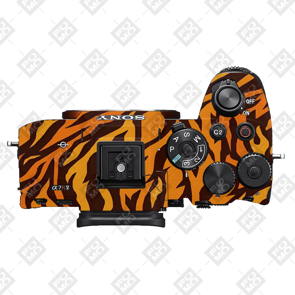 Wild Tiger Stripes Sony A7RV Camera Skins
