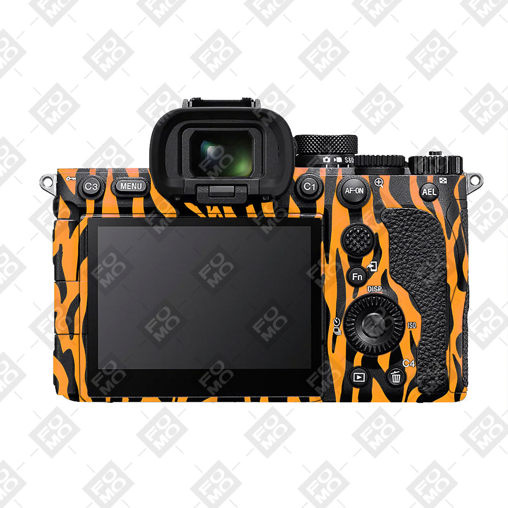 Savanna Tiger Stripes Sony A7RV Camera Skins