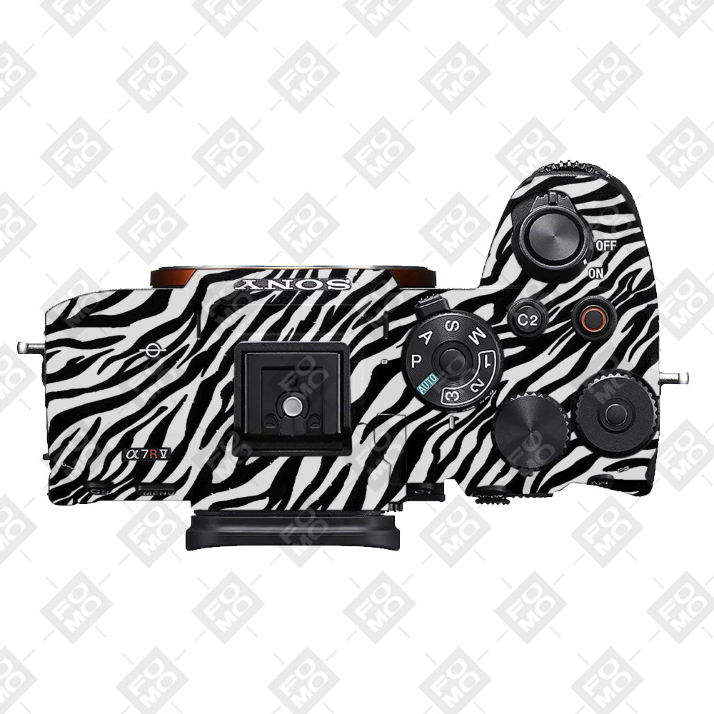 Classic Zebra Stripes Sony A7RV Camera Skins