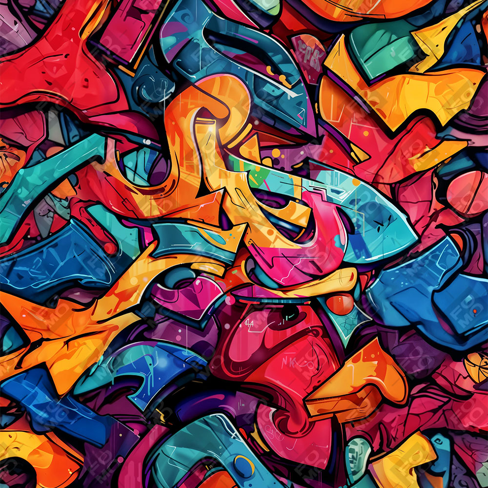 Urban Graffiti Explosion Sony A7RV Camera Skin