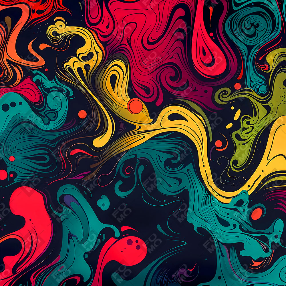 Psychedelic Color Swirl Sony A7RV Camera Skin