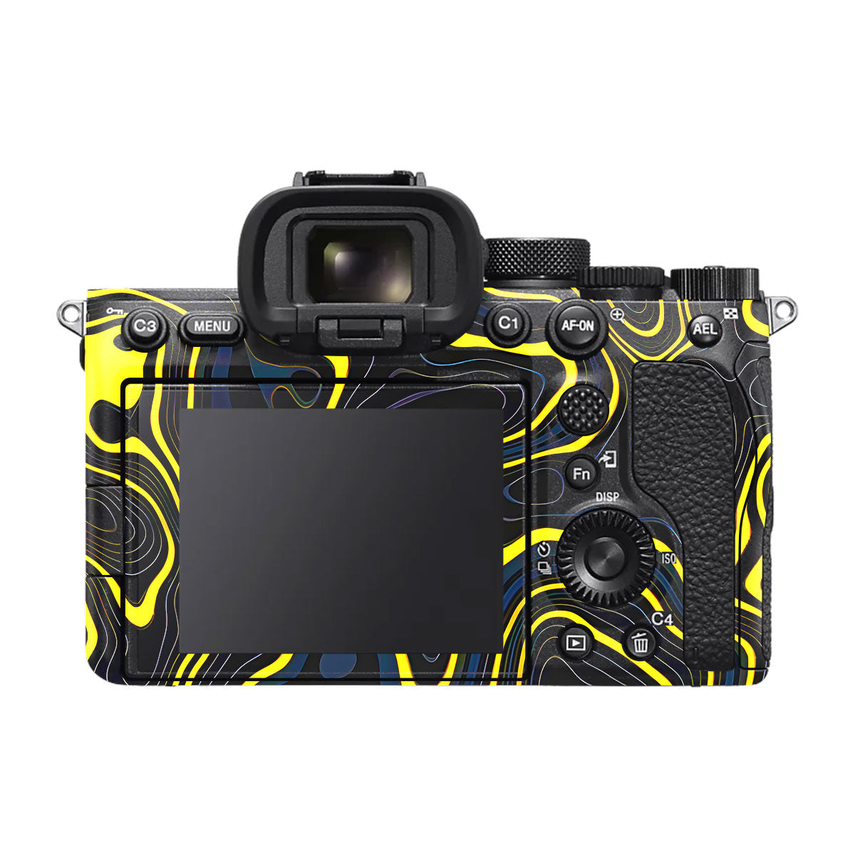 Neon Lava Contours Sony A7S III Camera Skin