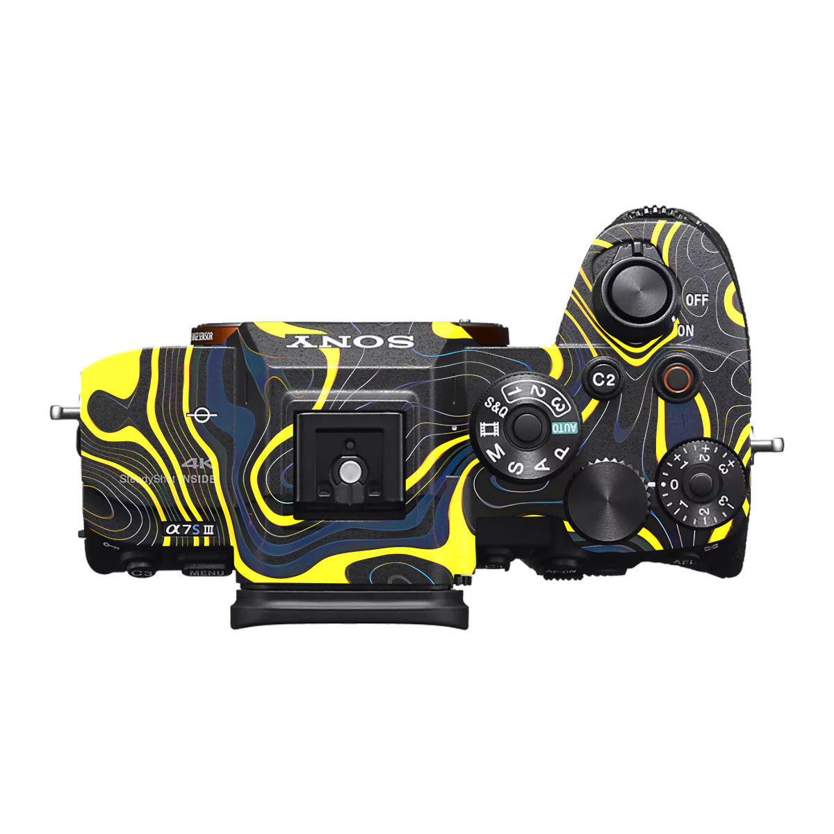 Neon Lava Contours Sony A7S III Camera Skin