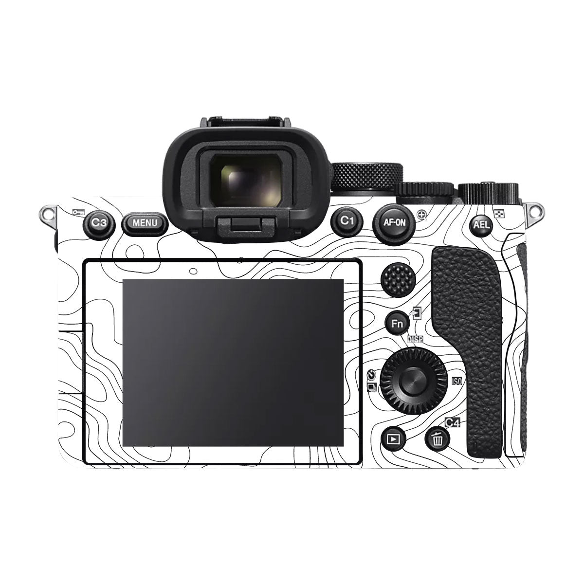 White Contour Design Sony A7S III Camera Skin