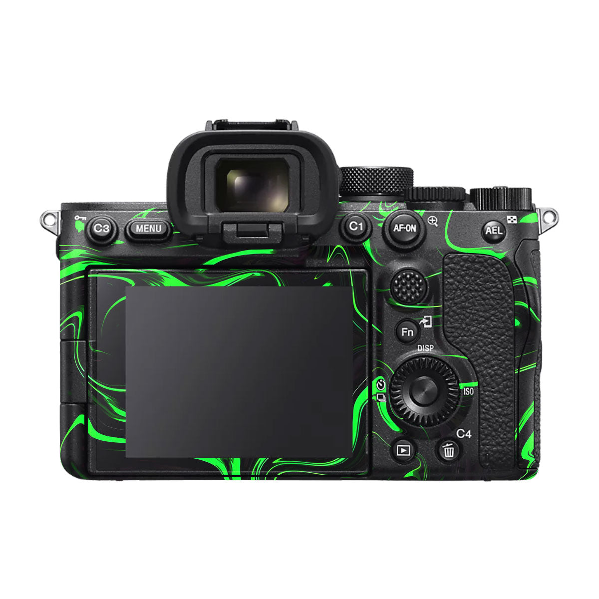 Green Liquid Pattern Sony A7S III Camera Skin
